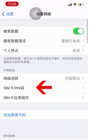 兴山苹果14维修网分享如何给iPhone14的SIM卡设置密码 